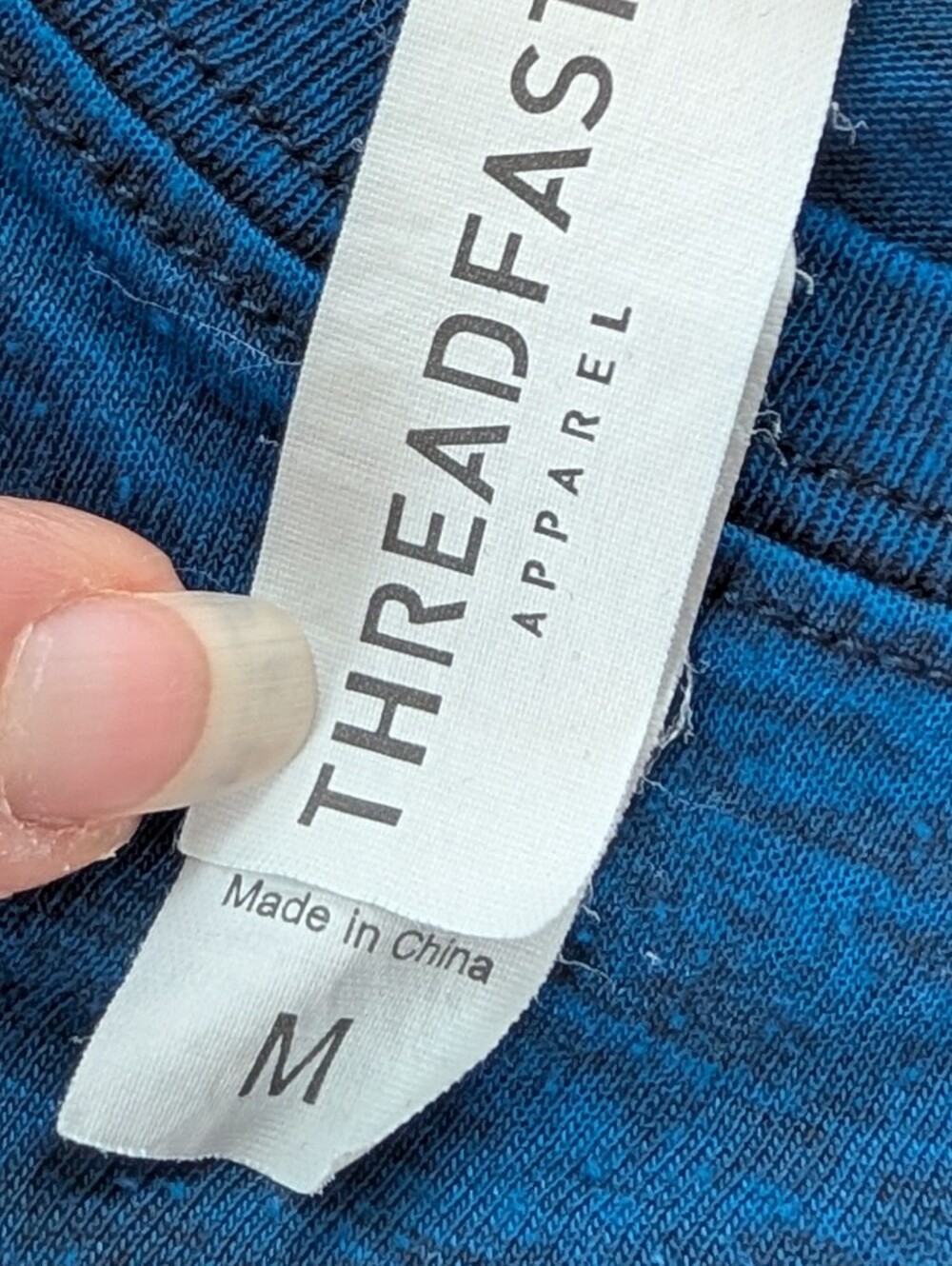 Threadfast Blue T-shirt - Picture 2 of 2